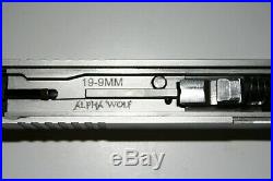AlphaWolf Glock 19 Gen3 9MM Complete Slide+HiViz Sights+Lower Parts Kit+10RD Mag