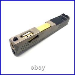 BLEMISHED HTA Glock 43 43x 48 Complete Nickel Reaper Slide RMSC Ported Barrel