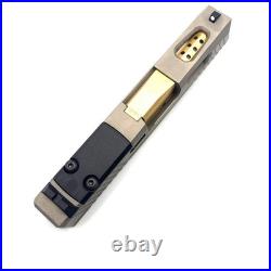 BLEMISHED HTA Glock 43 43x 48 Complete Nickel Reaper Slide RMSC Ported Barrel
