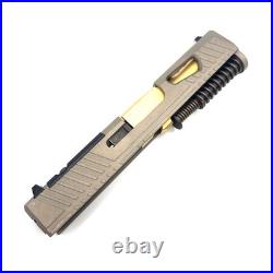 BLEMISHED HTA Glock 43 43x 48 Complete Nickel Reaper Slide RMSC Ported Barrel