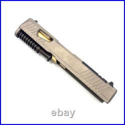 BLEMISHED HTA Glock 43 43x 48 Complete Nickel Reaper Slide RMSC Ported Barrel