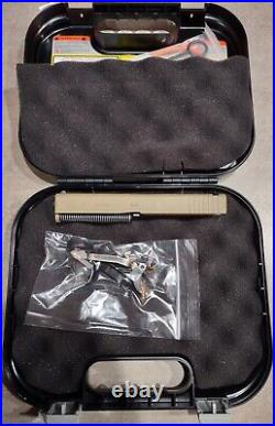 BRAND NEW Glock 17 Gen 3 FDE OEM Complete Slide and Lower Parts Kit 9mm G17 FDE
