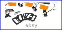 BROCK'S VISOR PARTS Amber Lens Complete Lund Lighted Visor Install Kit Unive