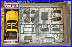 Bandai Fiat X1/9 Model Kit, #8082, 1/20 Scale, 100% Complete, Parts Sealed