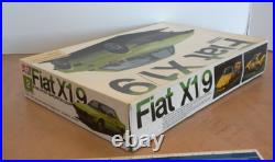 Bandai Fiat X1/9 Model Kit, #8082, 1/20 Scale, 100% Complete, Parts Sealed
