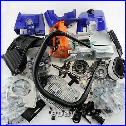 Blue Complete Repair Kit Parts Compatible With MS660 066 Cylinder Chain Sprocket