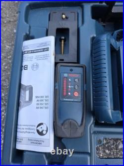 Bosch GRL 240 HV Rotary Laser Level Complete Kit -FOR PARTS- Tripod Rod Receiver