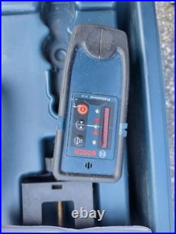 Bosch GRL 240 HV Rotary Laser Level Complete Kit -FOR PARTS- Tripod Rod Receiver