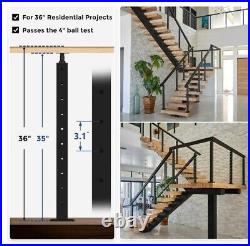 COMPLETE 1/8 Cable Railing Kit With Posts Hydraulic Crimper Extra Cable & Parts