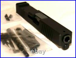 COMPLETE Glock 19 RMR Black Gen 1-3 W BLACK BARREL & SLIDE PARTS KIT P80 Zev