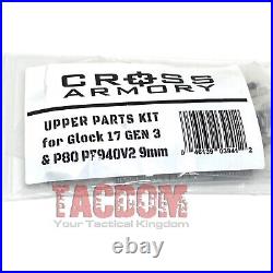 CROSS ARMORY UPGRADED Upper Lower Frame Slide Parts Kit for Glok 17 PF940v2