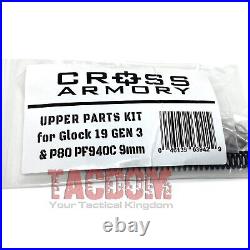 CROSS ARMORY UPGRADED Upper Lower Frame Slide Parts Kit for Glok 19 PF940C