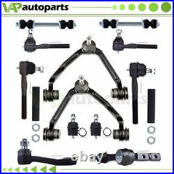 Complete 14 Suspension Parts Front Ball Joint Sway Bar For 1997-2003 Ford F-150