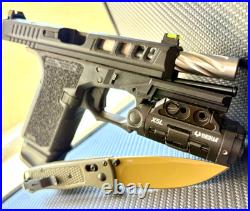 Complete AMP Slide For Glock 19 Gen 3 RMR Cut Fiber Sights G19 Upper +FREE KNIFE