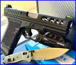 Complete AMP Slide For Glock 19 Gen 3 RMR Cut Fiber Sights G19 Upper +FREE KNIFE