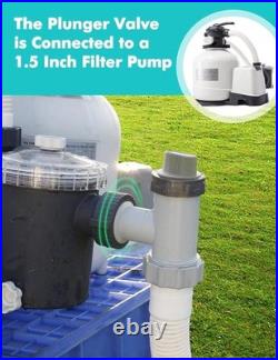 Complete Above Ground Pool Replacement Parts Kit Plunger Valves & Adapters