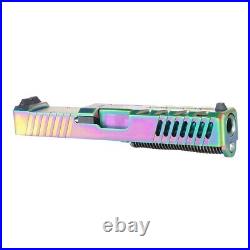 Complete Assembled Optic Ready PVD Rainbow Slide for Glock 19 Gen 3 Complete Assembled Optic Ready PVD Rainbow Slide for Glock 19 Gen 3