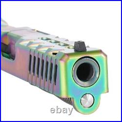 Complete Assembled Optic Ready PVD Rainbow Slide for Glock 19 Gen 3