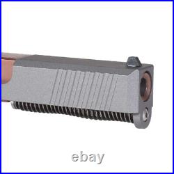 Complete Assembled Optic Ready Tungsten Cerakote Slide for Glock 19 Gen 3