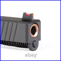 Complete Assembled Slide for Glock 19 Gen 1-3 PVD Copper Barrel, Red Dot Optic