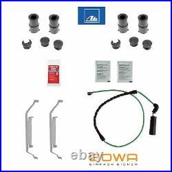 Complete Ate Front Brake Pad and Parts Installation Kit 2006-08 BMW Z4 3.0Si