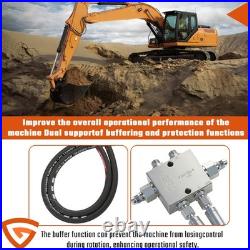 Complete Cushion Valve Kit Assembled for Mini Excavator Swivel Hydraulic Parts