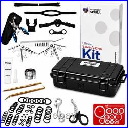 Complete Dive Repair Kit Essential Tools, Spare Parts & O-Rings for Divers