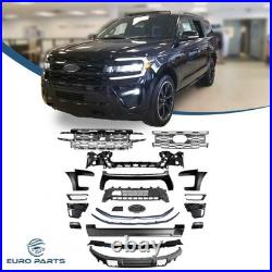 Complete Front Bumper Cover Kit For 2022-2024 Ford Expedition XLT