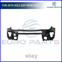 Complete Front Bumper Cover Kit WithGrille Fog Light For Jeep Renegade 2019-2023