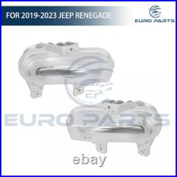 Complete Front Bumper Cover Kit WithGrille Fog Light For Jeep Renegade 2019-2023