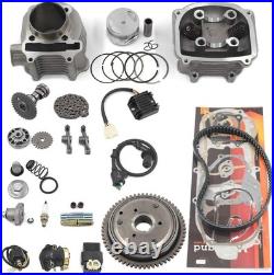Complete GY6 150cc Cylinder Head and Parts Kit Performance Upgrade for Engines