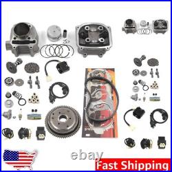 Complete GY6 150cc Cylinder Head and Parts Kit Performance Upgrade for Engines