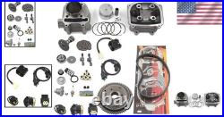 Complete GY6 150cc Cylinder Head and Parts Kit Performance Upgrade for Engines