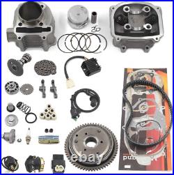 Complete GY6 150cc Cylinder Head and Parts Kit Performance Upgrade for Engines