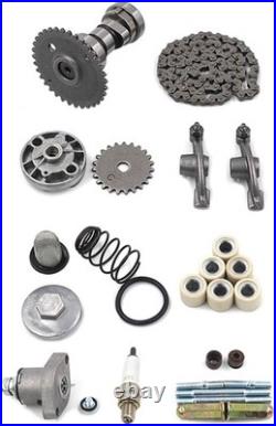 Complete GY6 150cc Cylinder Head and Parts Kit Performance Upgrade for Engines