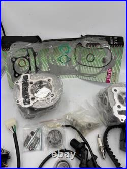 Complete GY6 150cc Cylinder Head and Parts Kit Performance Upgrade for Engines