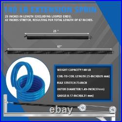 Complete Heavy-Duty Garage Door Parts Kit 140 lb Springs, Cables & Pulleys