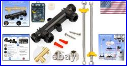 Complete Hot Water Recirculation Kit Copper Sensor Valve & Installation Parts