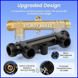 Complete Hot Water Recirculation Kit Copper Sensor Valve & Installation Parts
