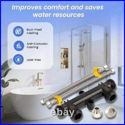 Complete Hot Water Recirculation Kit Copper Sensor Valve & Installation Parts