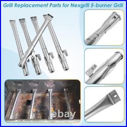 Complete Nexgrill 4/5-Burner Replacement Parts Kit with Heat Plates and Igniters