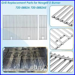 Complete Nexgrill 5-Burner Parts Kit Heat Plates, Grates & Burners 720-0882A