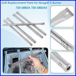 Complete Nexgrill 5-Burner Parts Kit Heat Plates, Grates & Burners 720-0882A