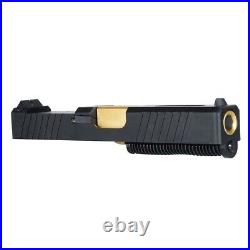 Complete Optic Ready RMR Assembled Slide for Glock 19 Gen 1-3 PVD Gold