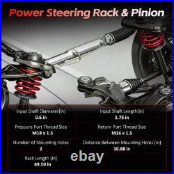 Complete Power Steering Rack and Pinion Assembly for Dodge Dakota Durango 22-338