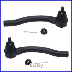 Complete Power Steering Rack and Pinion Outer Tie Rods for 2009-2015 Honda Pilot