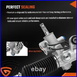 Complete Power Steering Rack and Pinion Outer Tie Rods for 2009-2015 Honda Pilot