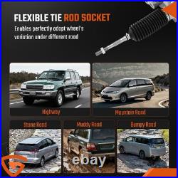 Complete Power Steering Rack and Pinion Outer Tie Rods for 2009-2015 Honda Pilot