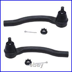 Complete Power Steering Rack and Pinion Outer Tie Rods for 2009-2015 Honda Pilot