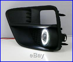 Complete Projector Foglight Kit withLED Halo Ring DRL Driving For 15-17 Subaru WRX